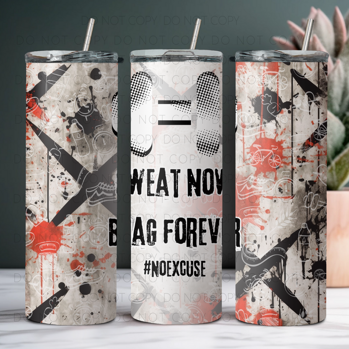 Sweat Now Brag Forever 20oz Tumbler