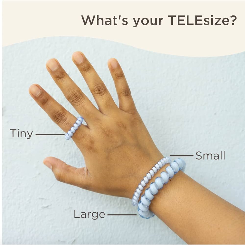 TELETIES LARGE HAIR TIES