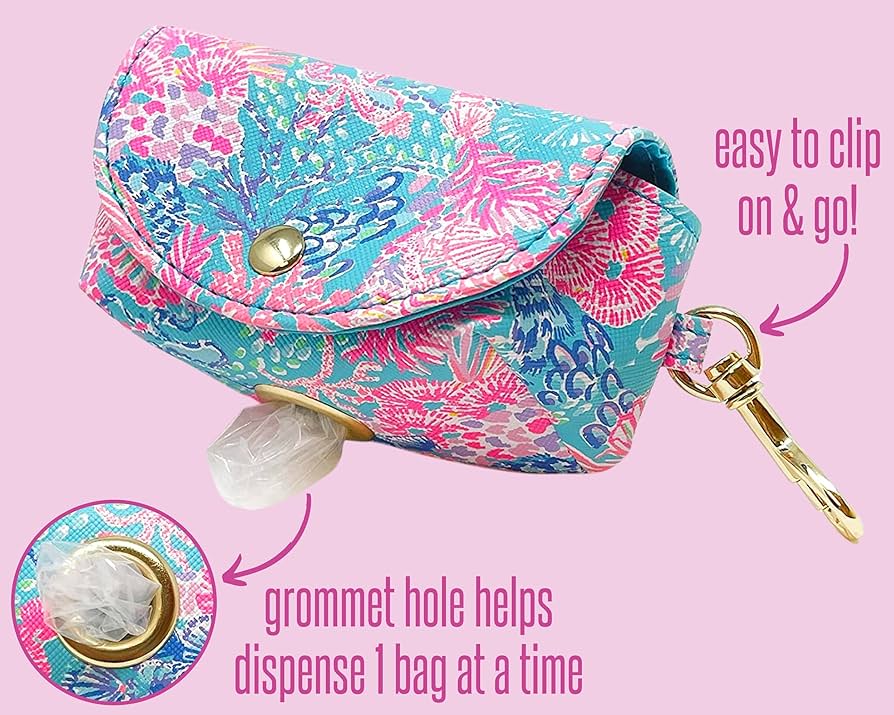 LILLY PULITZER WASTE BAG HOLDER