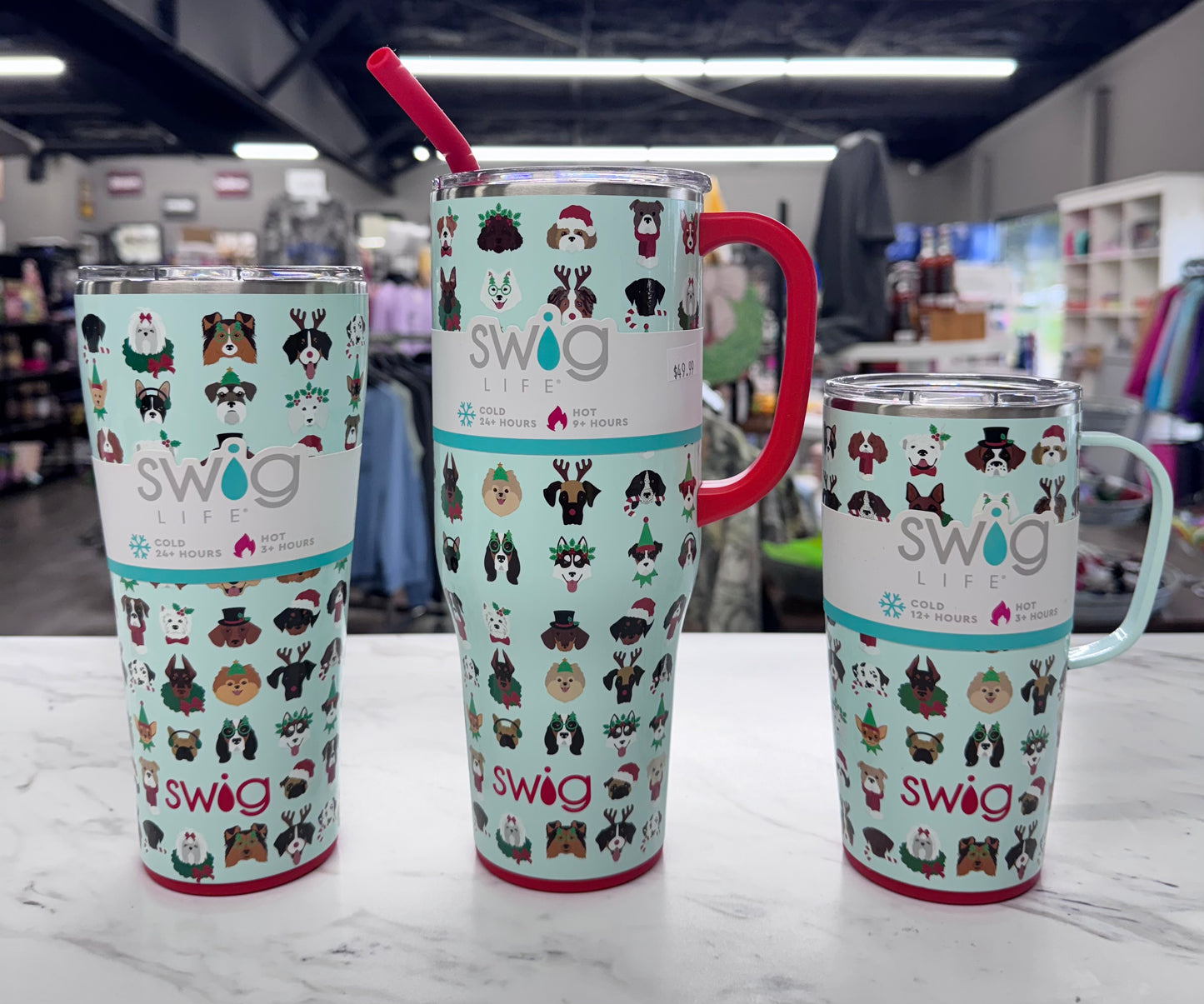 CHRISTMAS SWIG HOWLIDAYS PRINT