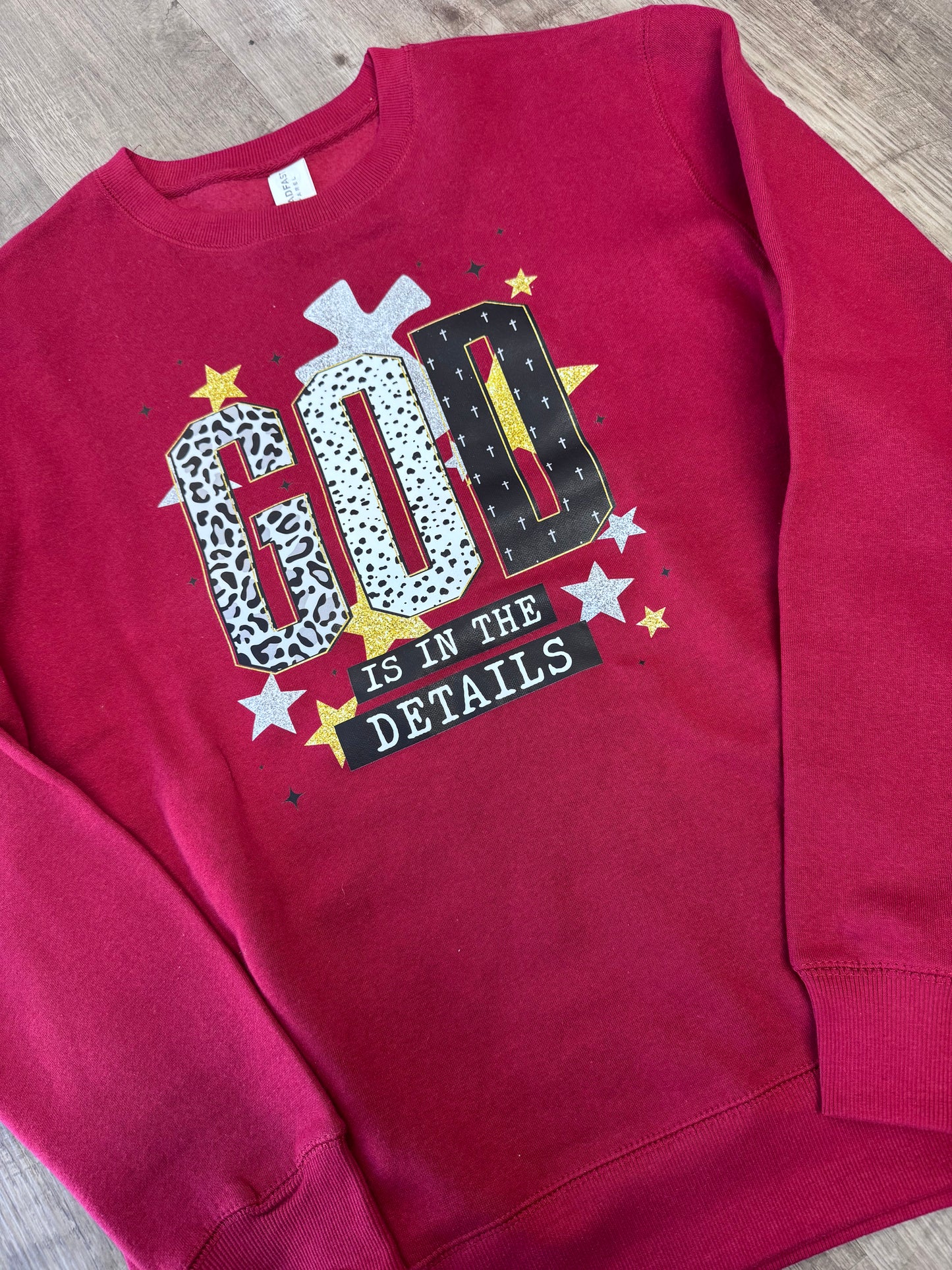 GOD IS IN THE DETAILS CREWNECK