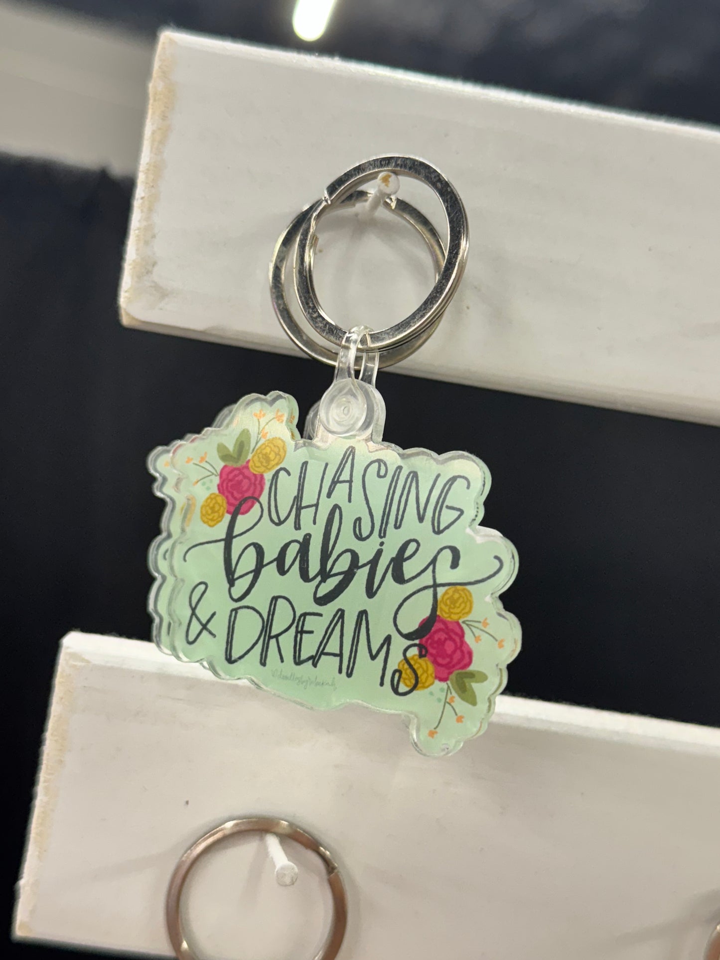 DOODLES ACRYLIC KEYCHAIN