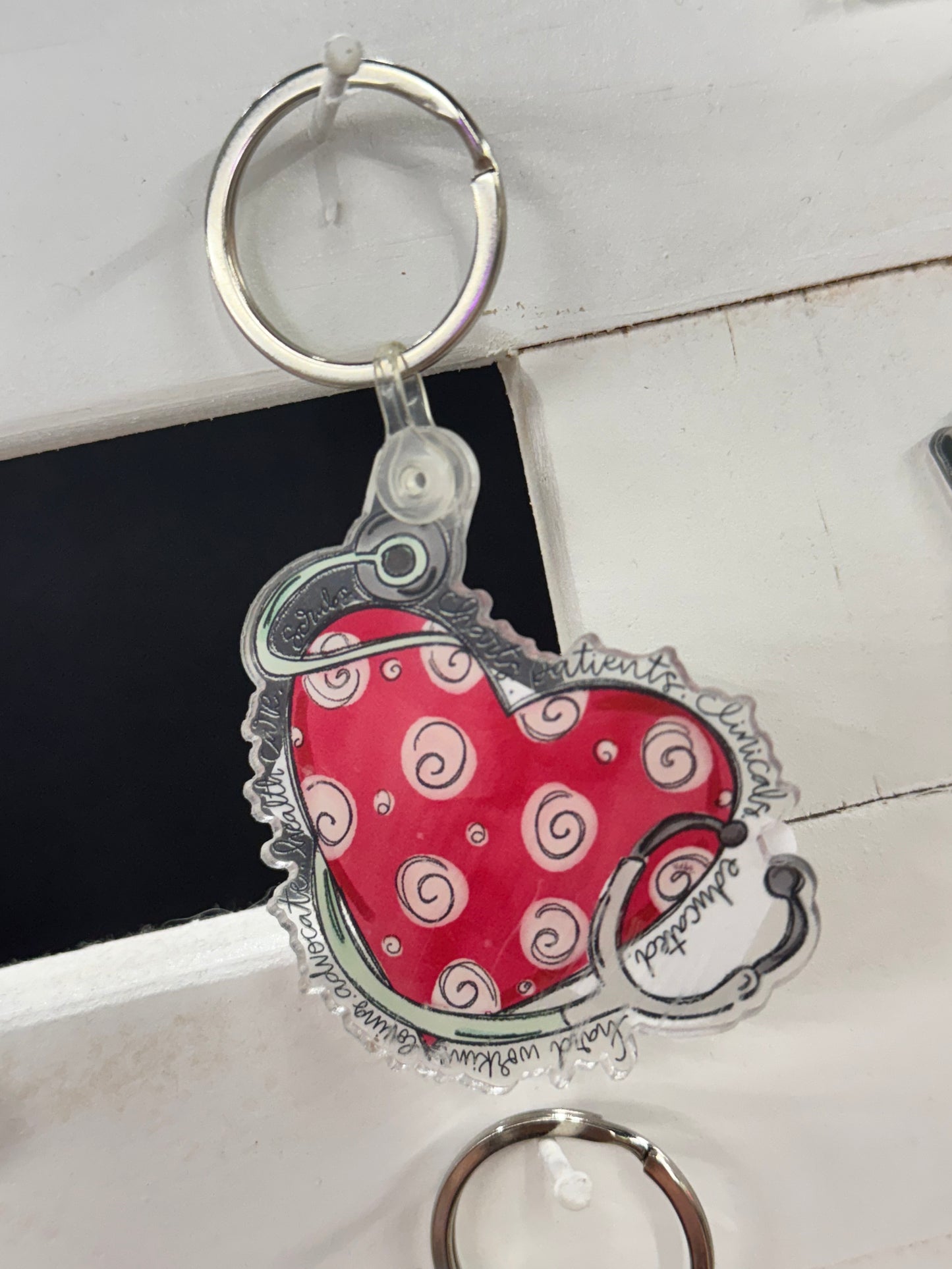 DOODLES ACRYLIC KEYCHAIN