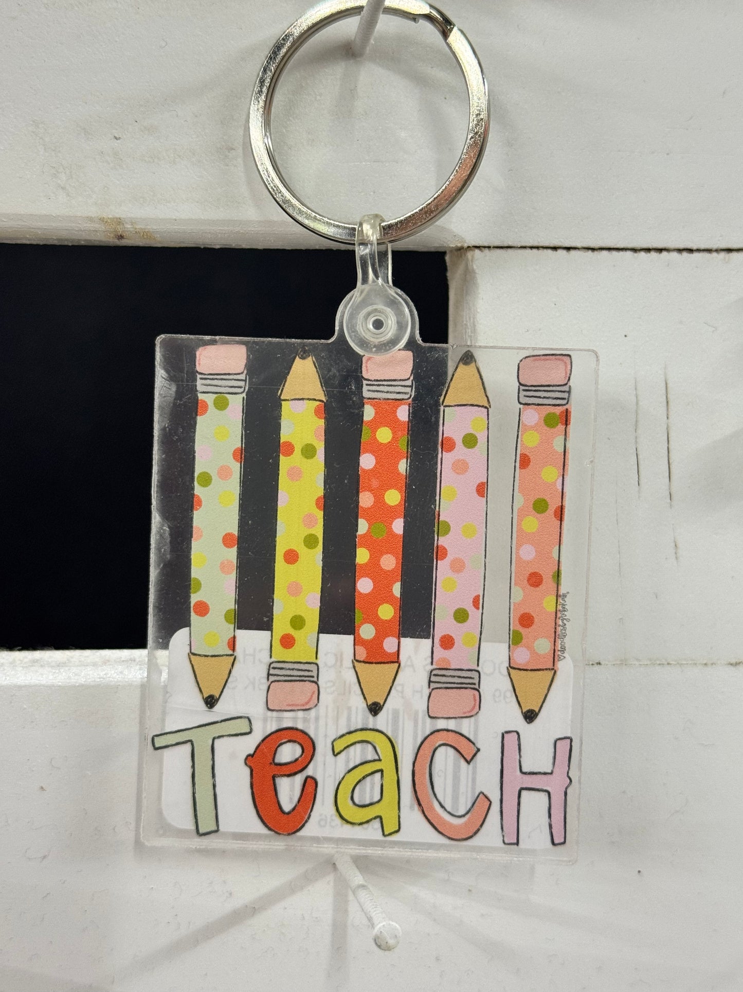 DOODLES ACRYLIC KEYCHAIN