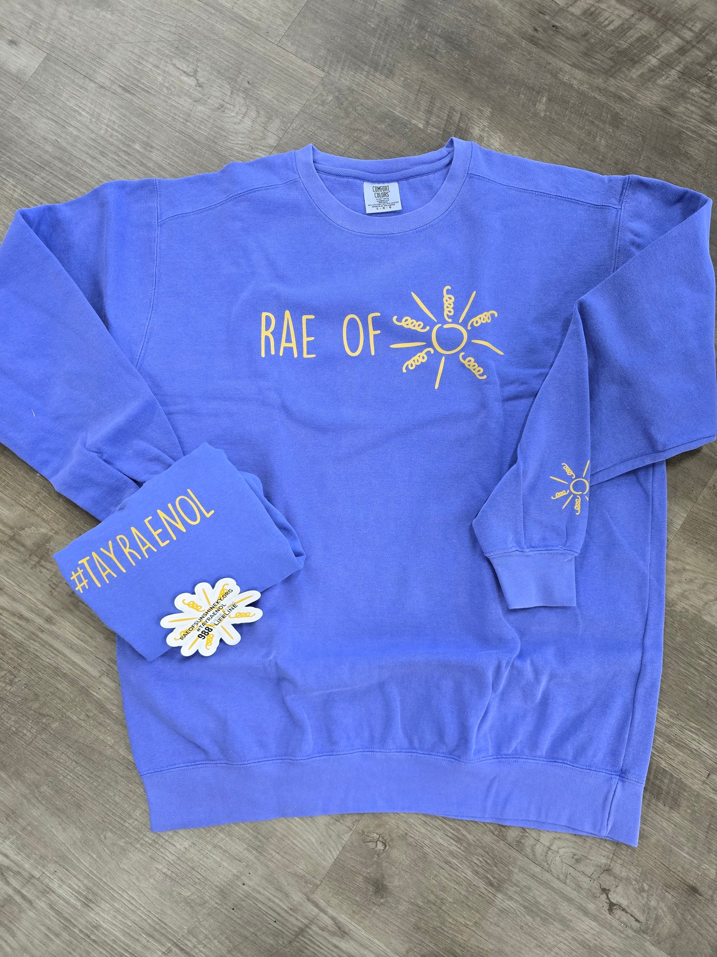 RAE OF SUNSHINE FLO BLUE Sweatshirt