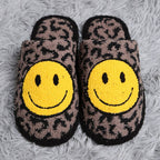 Leopard Happy Face Luxury Soft Slipper