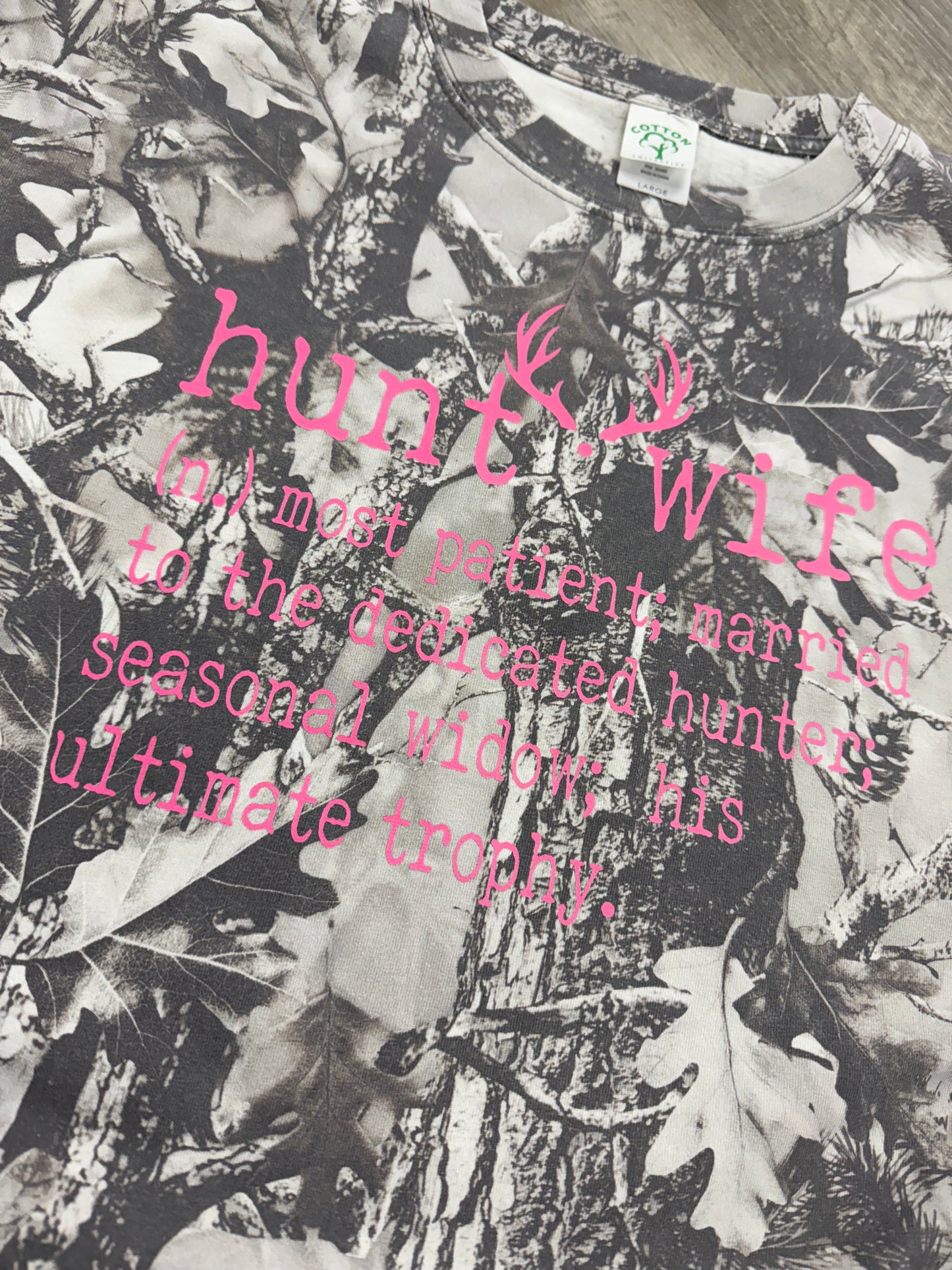 Camp Hunt Wife Oversized Tee