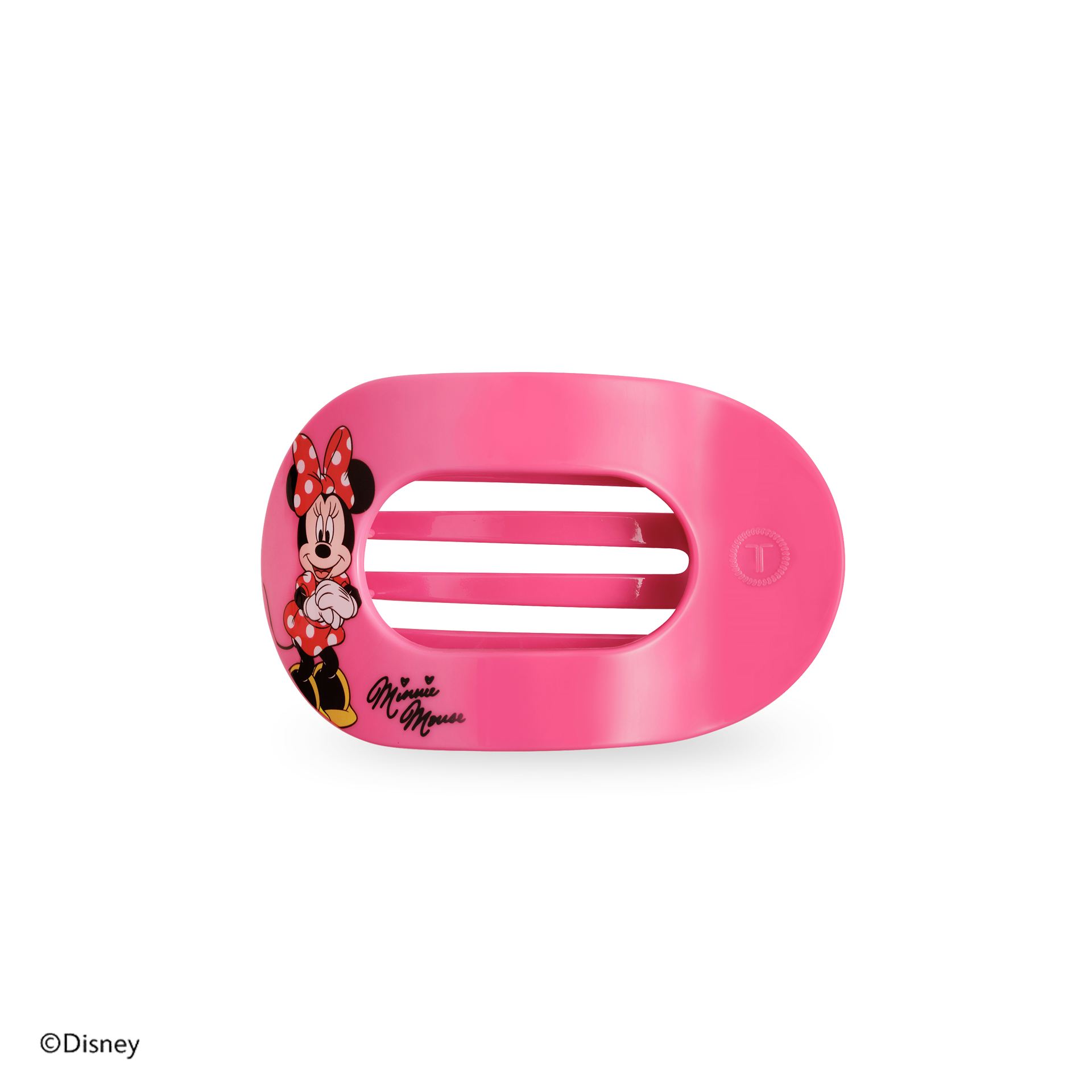 Flat Round Hair Clip | Small | Minnie Mouse