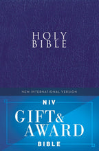 NIV Gift and Award Bible, Leather-Look, Blue, Red Letter