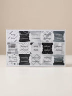 Gray Bible Tabs Laminated 75 Pack