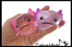 1 Axolotl Splat Ball -  Water Filled Splat Stress Ball - Thr