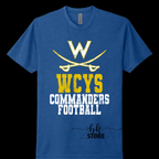 Royal Tee- WCYS-Commander Football Personalization