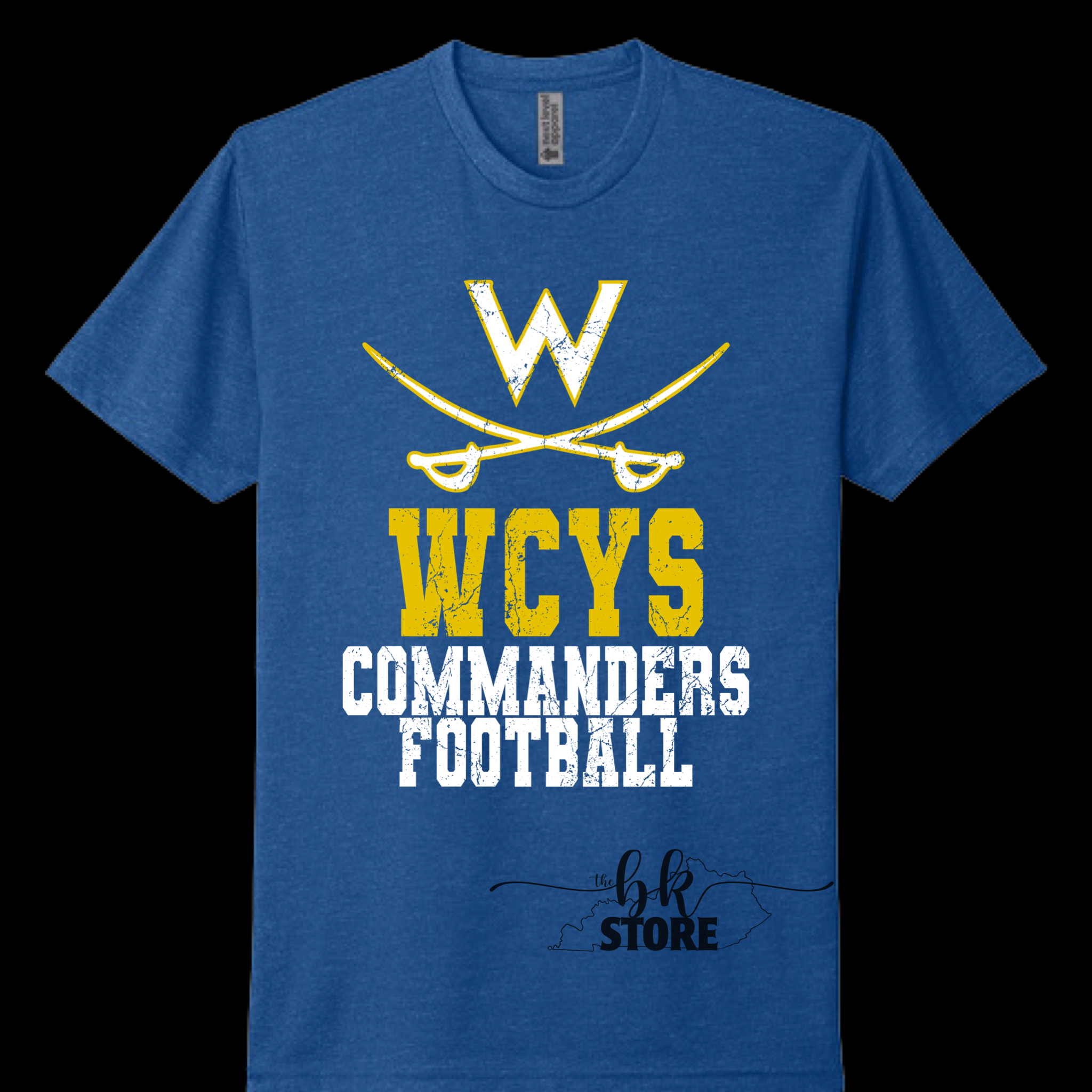 Royal Tee- WCYS-Commander Football Personalization