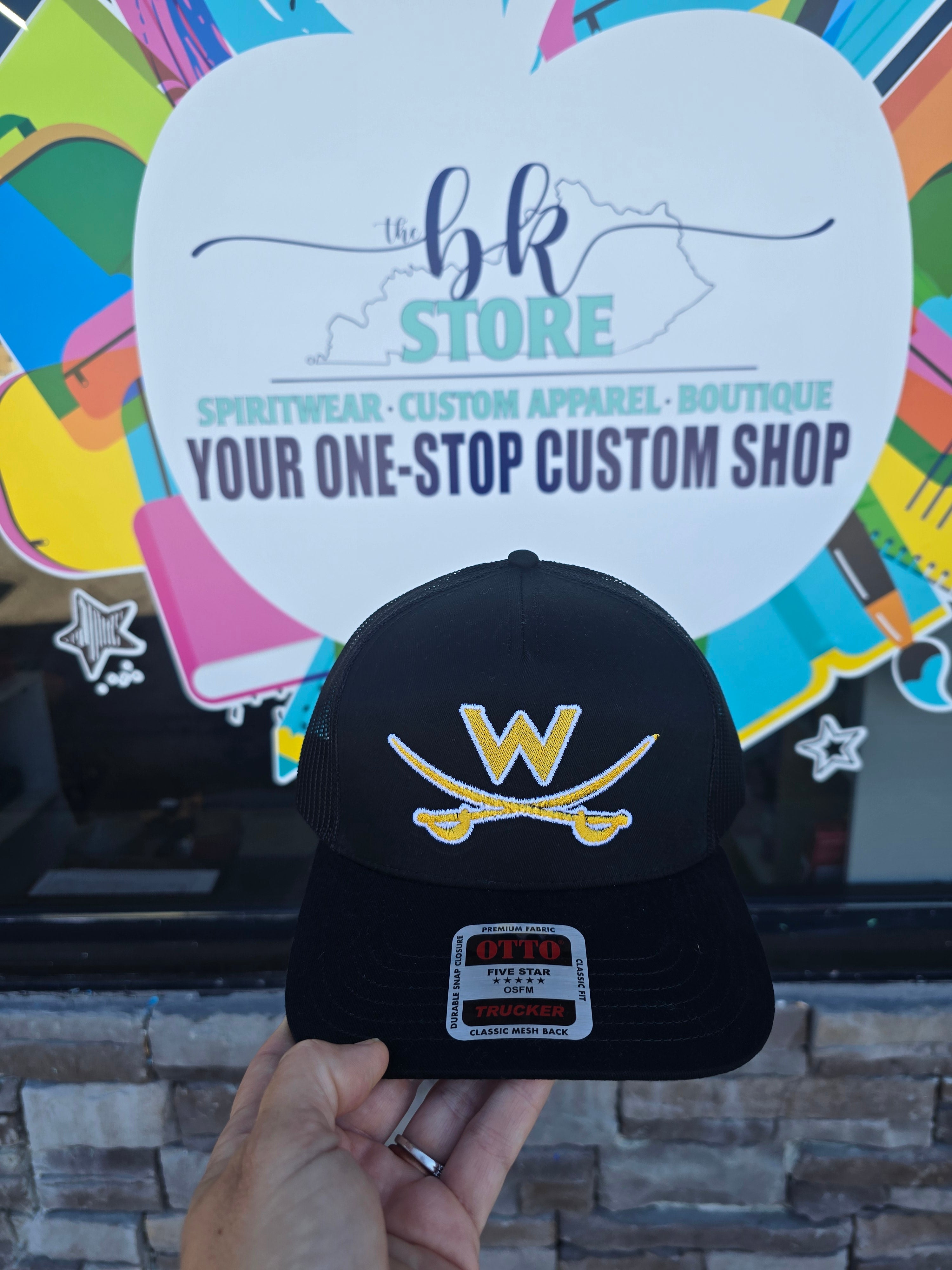 W Swords Black Hat