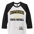 Baseball tee- WCYS-Commander Football With Personalization