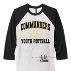 Baseball tee- WCYS-Commander Football With Personalization