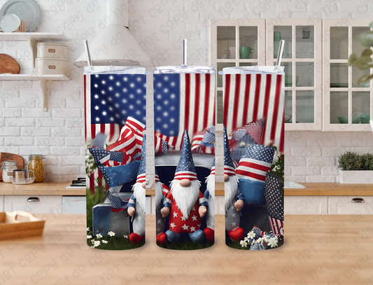 Patriotic Gnome 20oz Tumbler