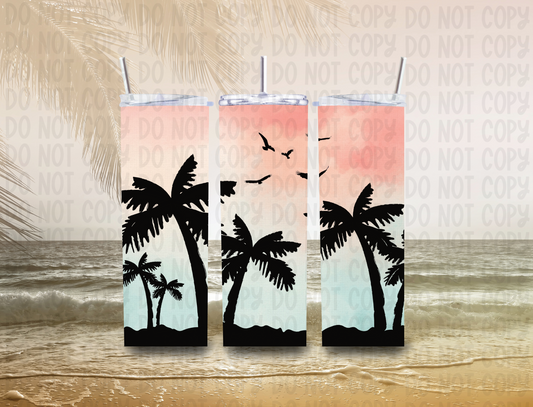 Palm Tree 20 oz Tumbler