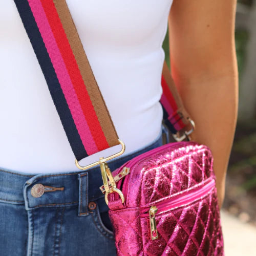 THOMAS & LEE SPARKLE QUILTED PURSE