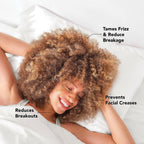 Satin Pillowcase Standard - Ivory