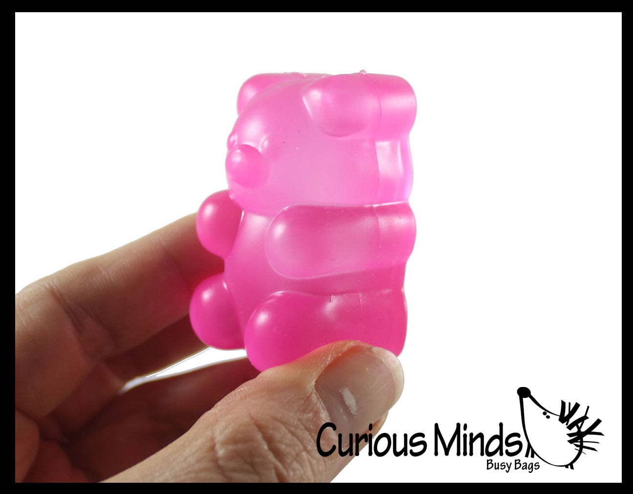 1 -2" Gummy Bear Shaped Ball - Thick Glue/Gel Syrup Molasses