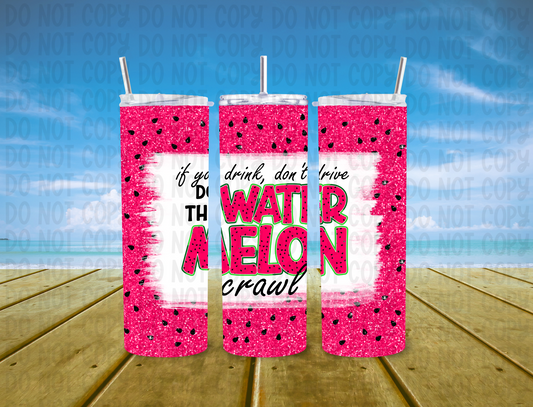 Watermelon Crawl 20 oz Tumbler