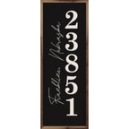 Vertical Personalized City State Zip
