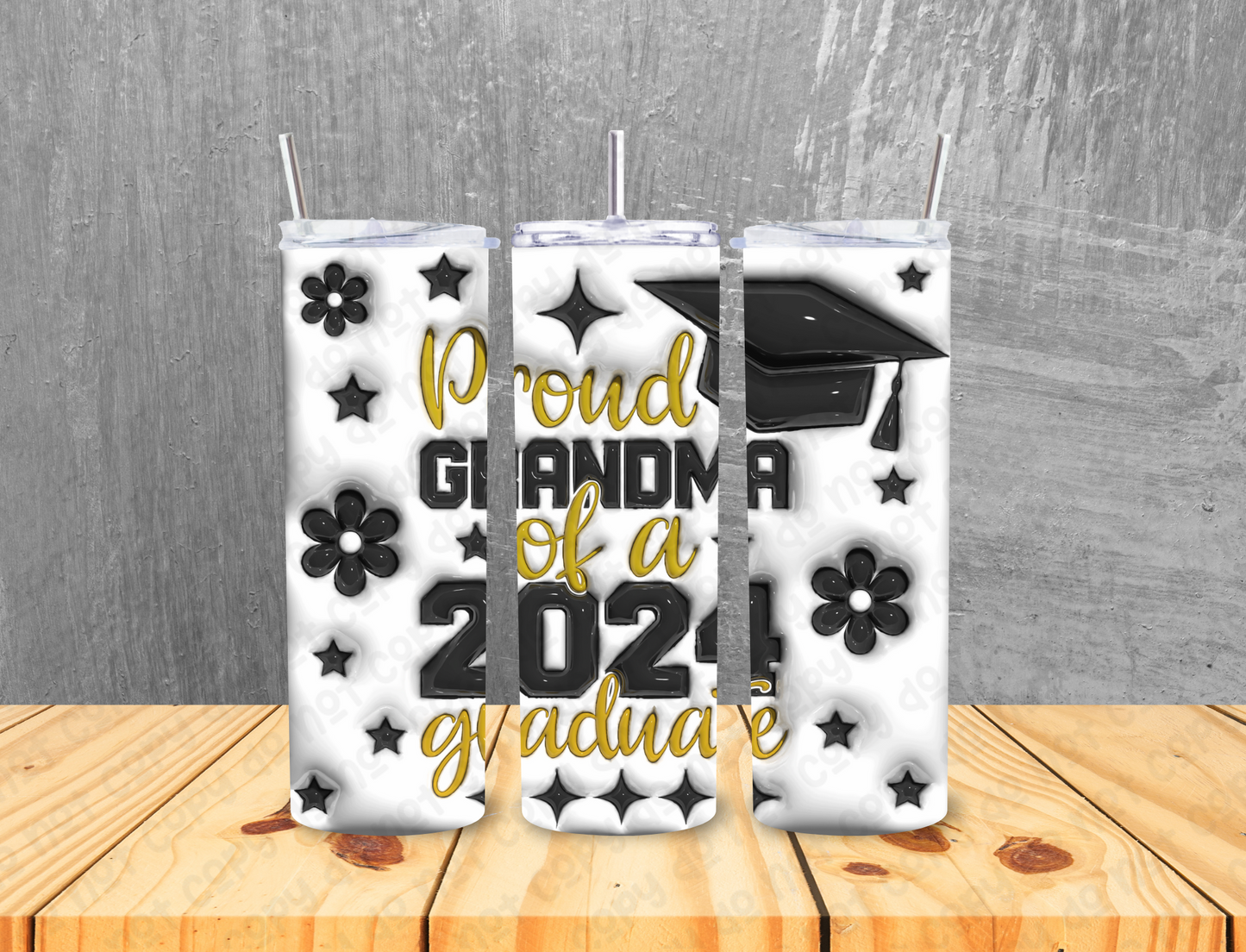 Proud Grandma Of A 2024 Graduate 20 oz Tumbler