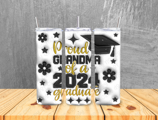Proud Grandma Of A 2024 Graduate 20 oz Tumbler