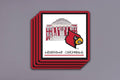 U OF L 4pc Coaster Set