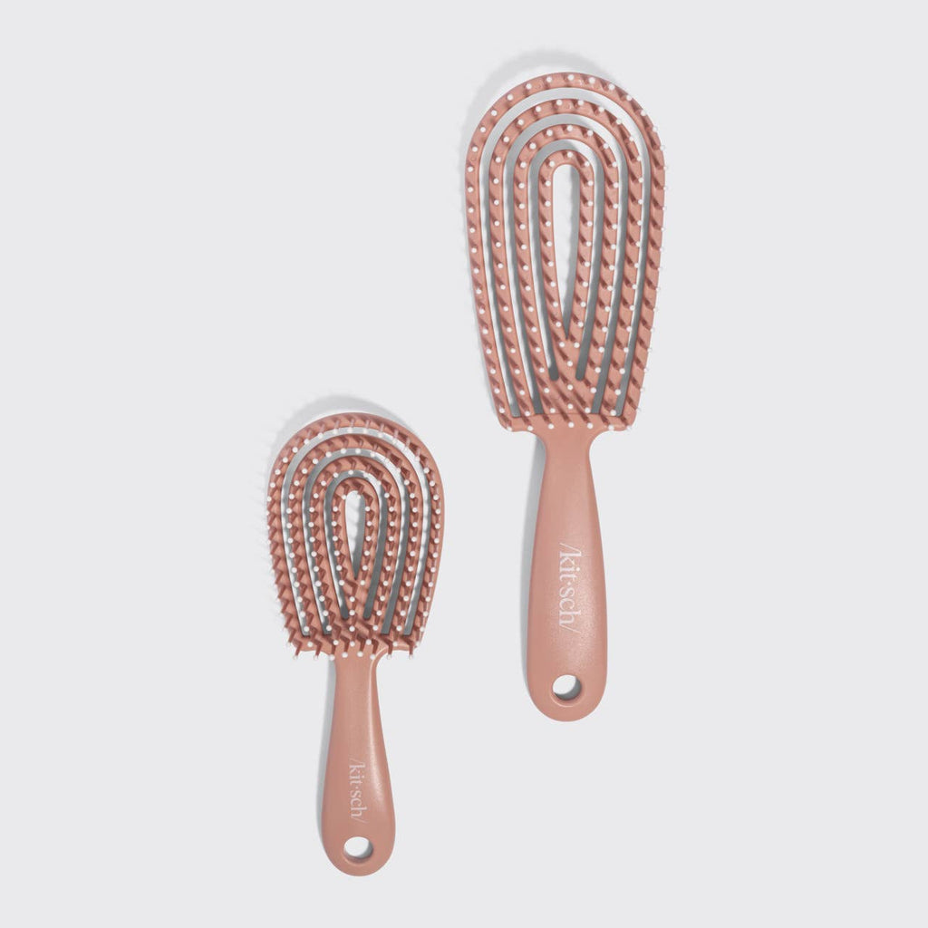 Kitsch Detangling Duo 2pc Set - Terracotta