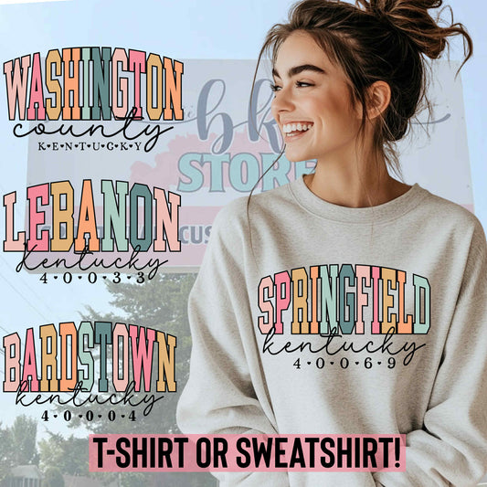 Custom Everyday Hometown Sweatshirt