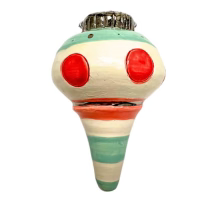 Vintage Polka Dot Ornament