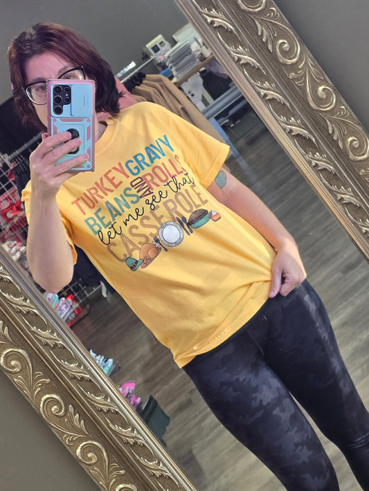 LET ME SEE THAT CASSEROLE