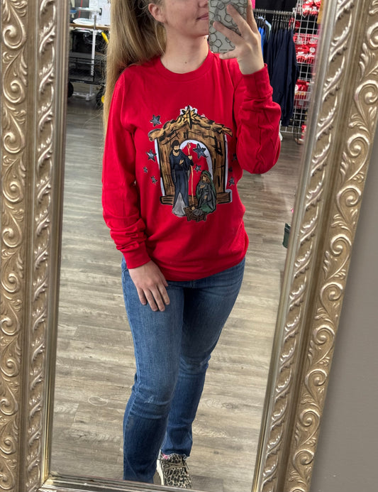 NATIVITY SCENE LONG SLEEVE