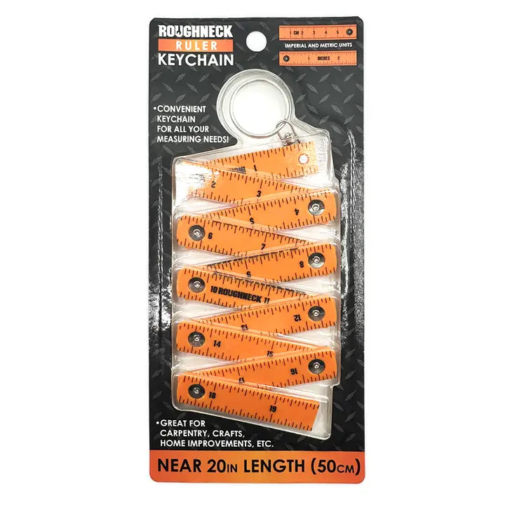 Roughneck 20 in Ruler Keychain