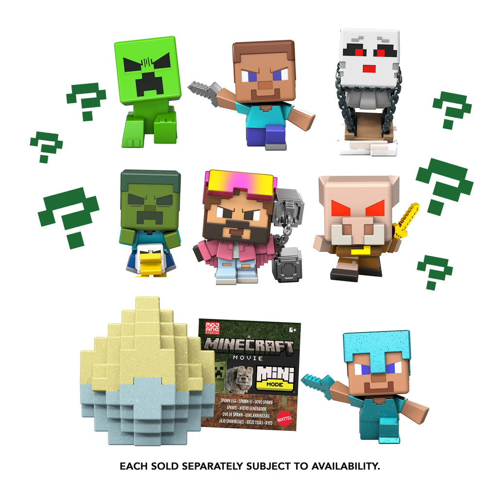 Minecraft Mini Mode Spawn Egg Assortment