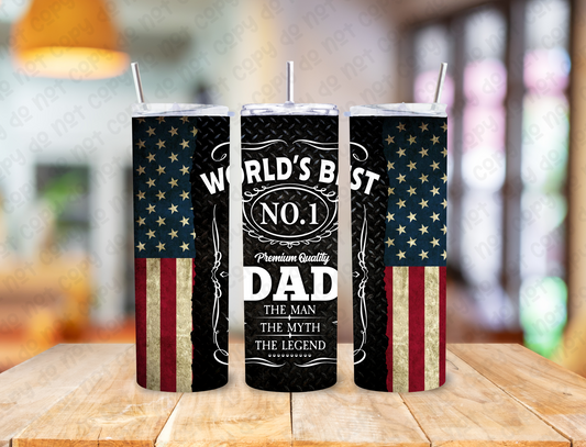 World's Best Dad 20 oz Tumbler