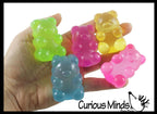1 -2" Gummy Bear Shaped Ball - Thick Glue/Gel Syrup Molasses