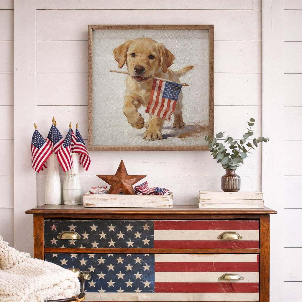 Patriotic Pets Yellow Lab