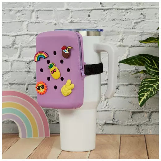 TUMBLER POUCH WITH CHARMS