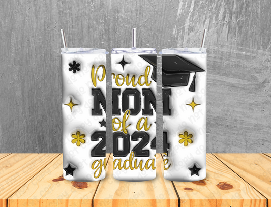 Proud Mom Of A 2024 Graduate 20 oz Tumbler
