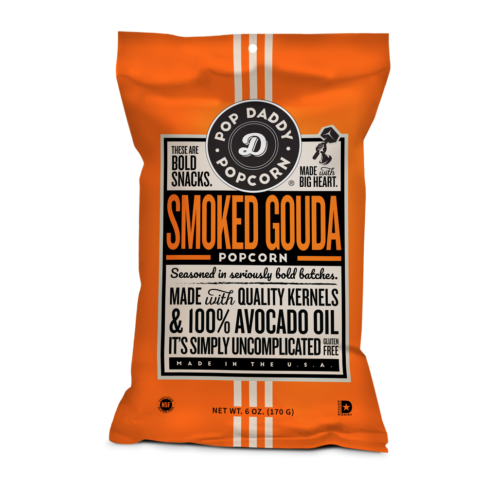 Pop Daddy – Smoked Gouda Flavored Popcorn 6.0oz