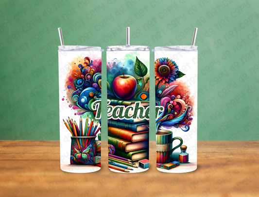 Watercolor Teacher 20 oz Tumbler