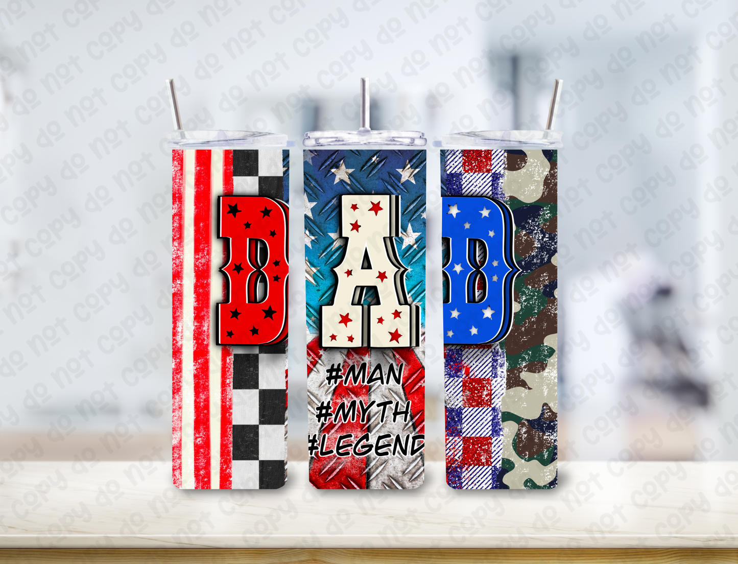 Dad #Man #Myth #Legend 20 oz Tumbler