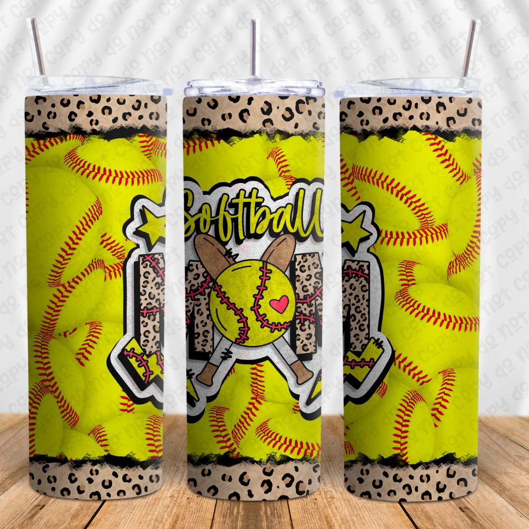 Softball Mom 20 oz Tumbler