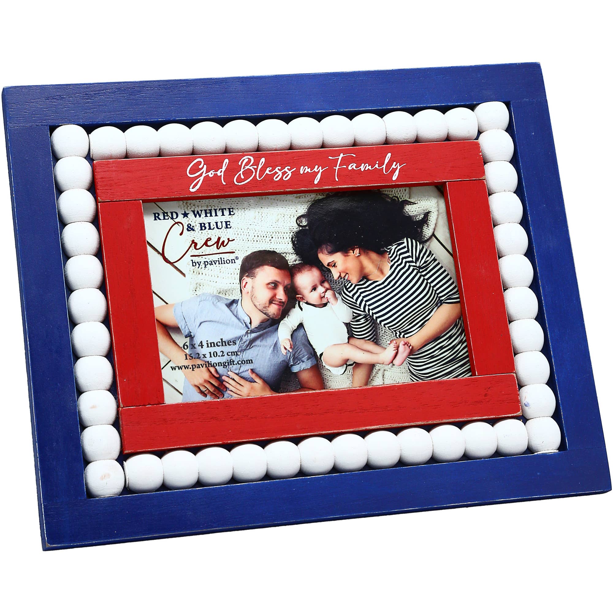 God Bless - 10" x 7.75" Frame (Holds 6" x 4" Photo)