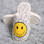 Leopard Happy Face Luxury Soft Slipper