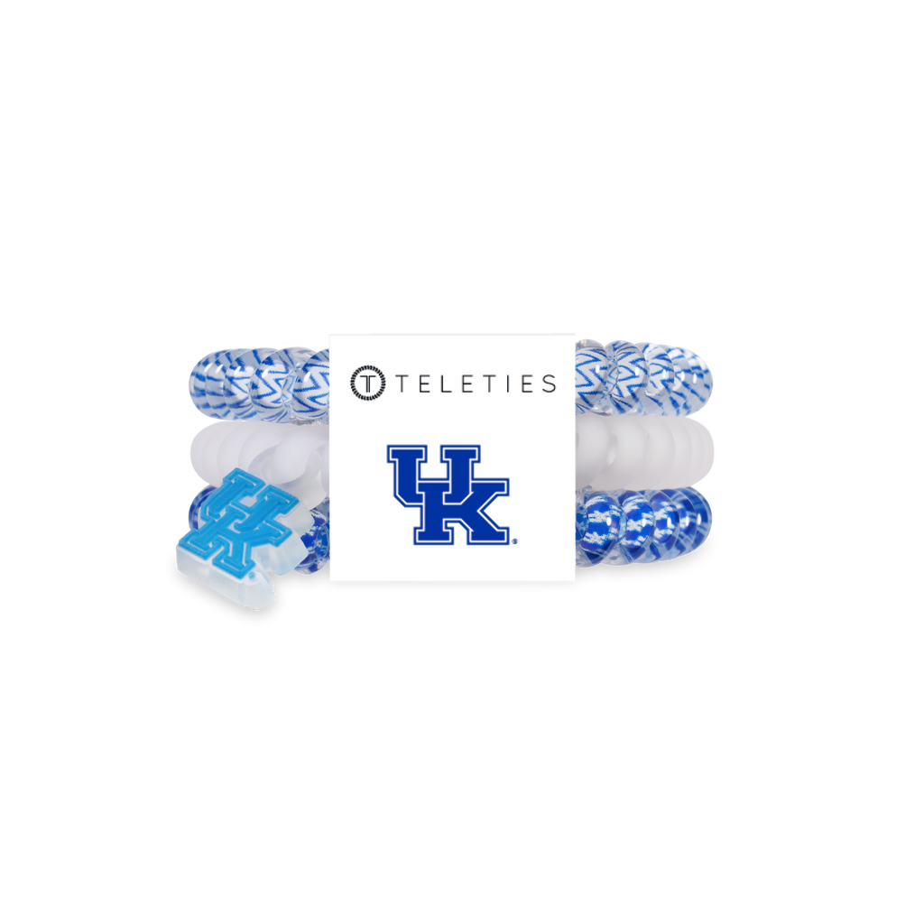 Spiral Hair Coils | Small | Go Big Blue! Hair Ties