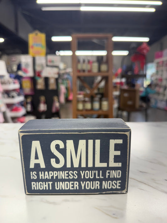 A SMILE IS HAPPINESS 4X3